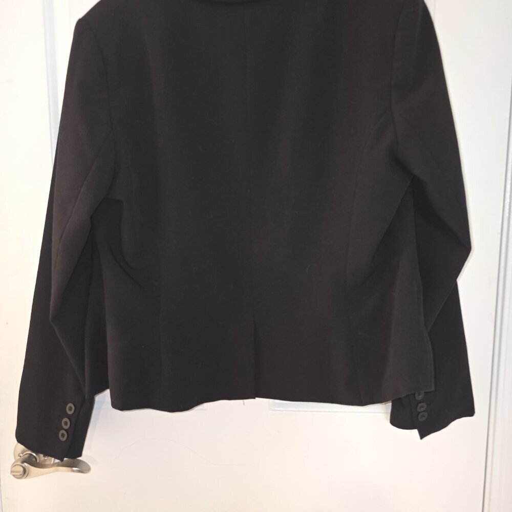 Worthington Black Business Blazer Petite XL with Lining - Picture 3 of 5